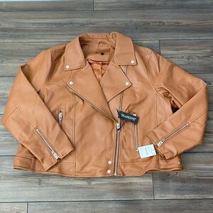 Blank NYC moto faux leather jacket NEW